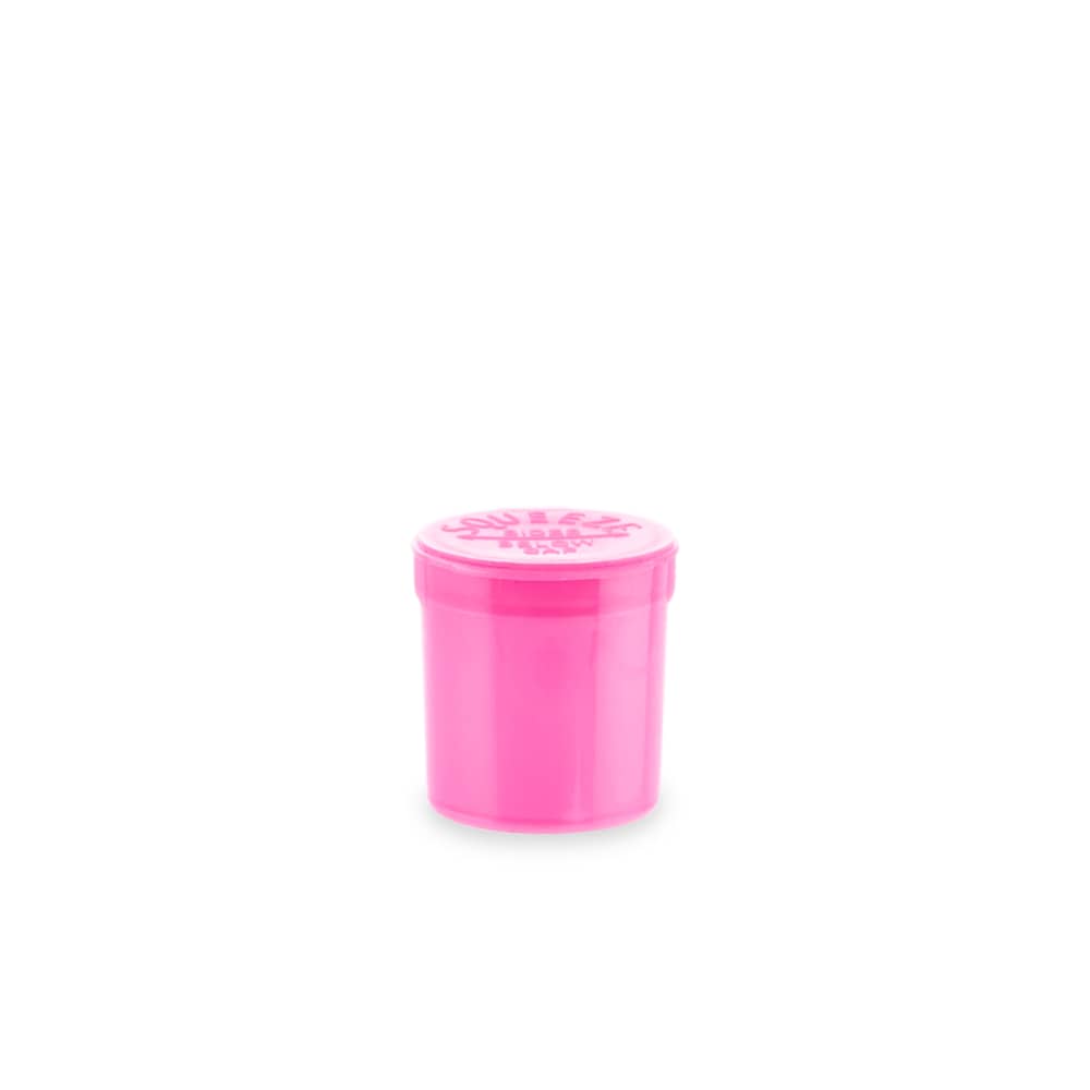 30 Dram Pink Opaque Plastic Pop Top Container, 150/cs